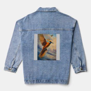 Wings Across the Wind Denim Jacket