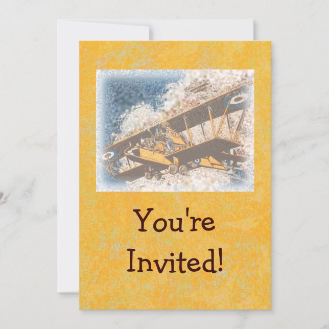 Wings Aloft Father's Day Invitation (Front)