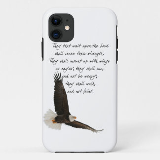 Wings As Eagles Walk And Not Faint Isaiah 40 iPhone 11 Case