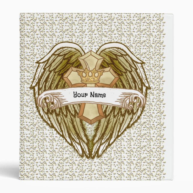 Wings Cross Crown classeur chrétien (Devant)