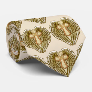 Wings Cross Crown  tie 