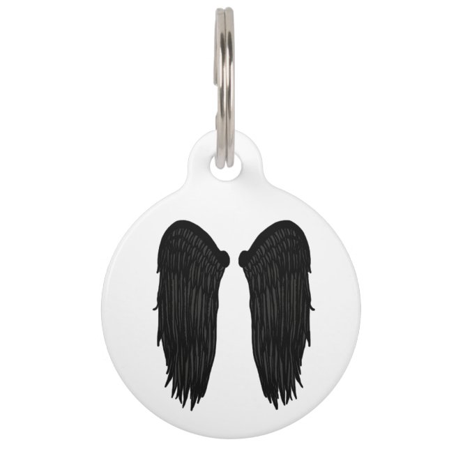 Wings (Darker) Pet Tag (Front)