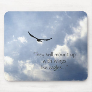 Wings Like Eagles Mousepad