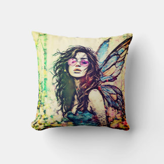 Wings of a Fairytale Throw Pillow