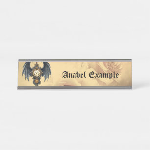 Wings of Eternity – The Timeless Guardian. Desk Name Plate