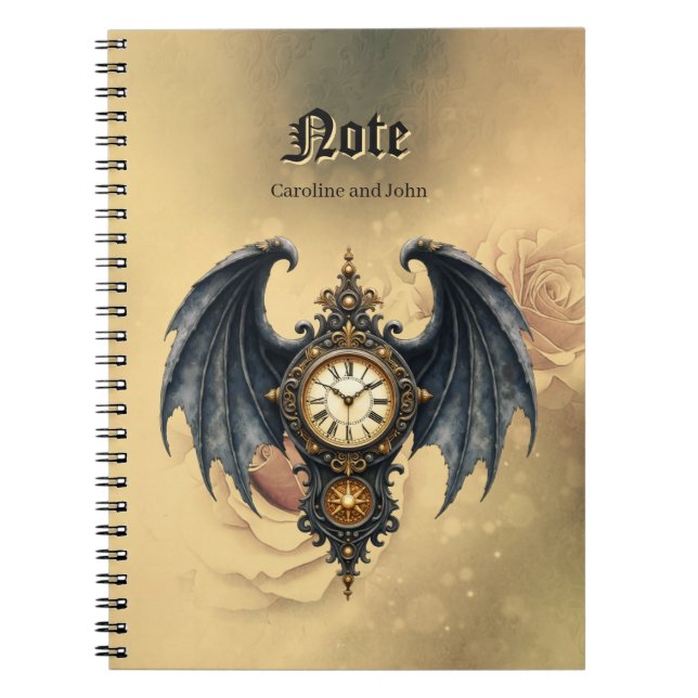 Wings of Eternity – The Timeless Guardian.  Notebook (Front)