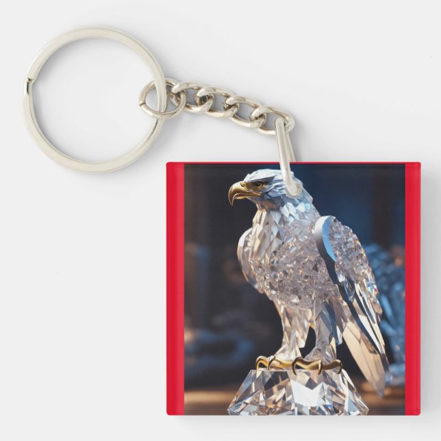 "Wings of Freedom: Eagle Edition Keychain" Keychain (Front)