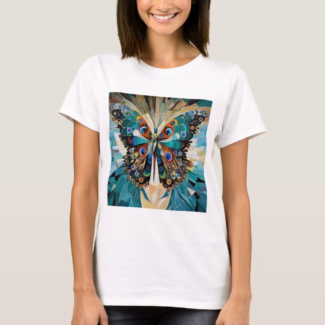 Wings of Freedom: Women's Butterfly Tee (Front)