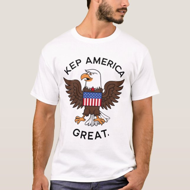 "Wings of Liberty: Eagle Tribute" T-Shirt (Front)