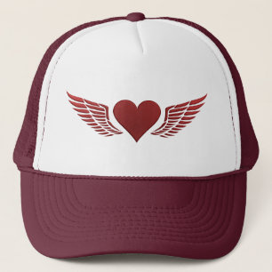 Wings of Love hat, customize Trucker Hat