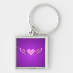 Wings of Love key chain, customize Keychain