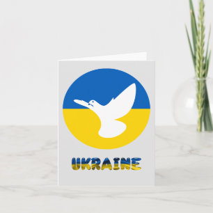 Wings of Peace: Ukraine Dove of Hope Card