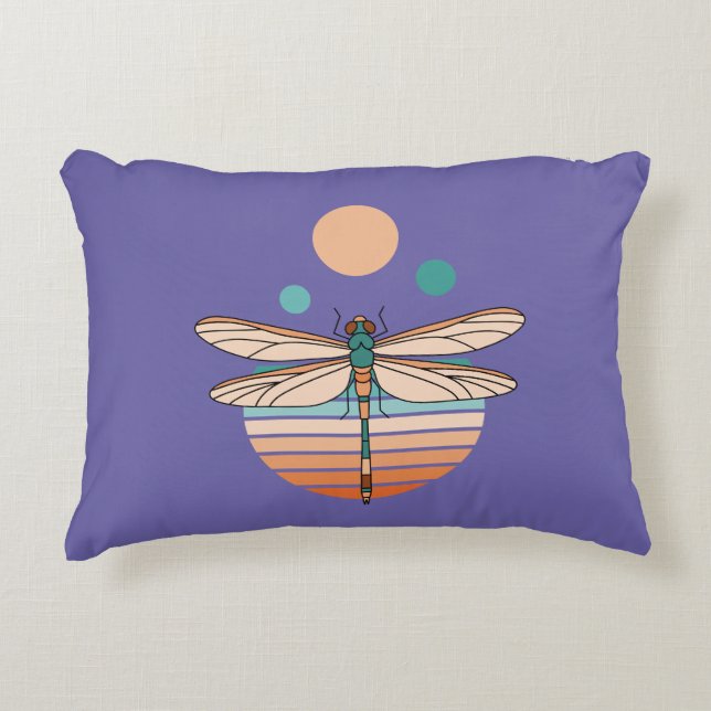 Wings of Sunset Accent Pillow (Front)