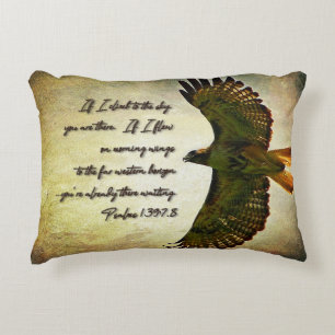 Wings of the Morning Inspirational Accent Pillow