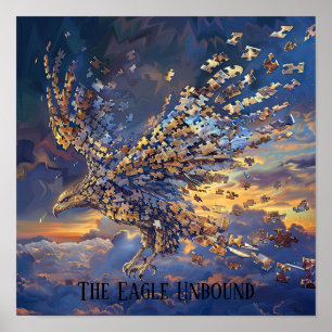 Wings of the Wind Eagle Puzzle Poster
