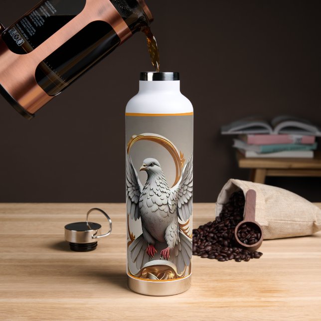 "Wings of Victory" Water Bottle (Coffee)