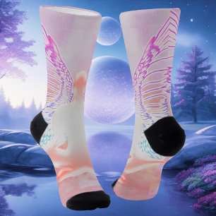 Wings of Wellness: Angelic-inspired Healing Space Socks