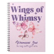 Wings of Whimsy Spiral Notebook