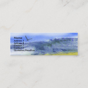 Wings over water   mini business card
