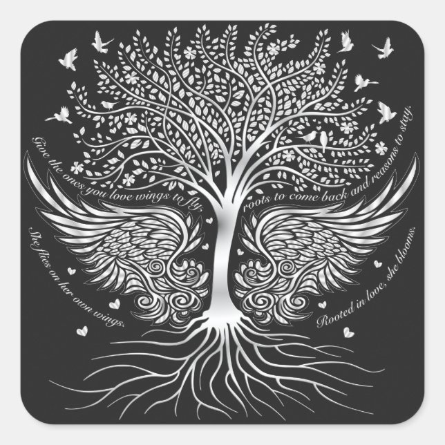 Wings To Fly Set of 20 Stickers (Front)