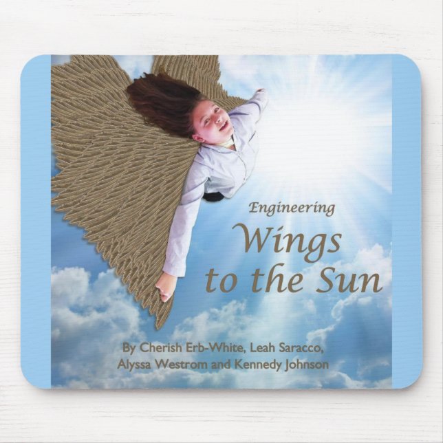 Wings to The Sun Mouse Pad (Front)