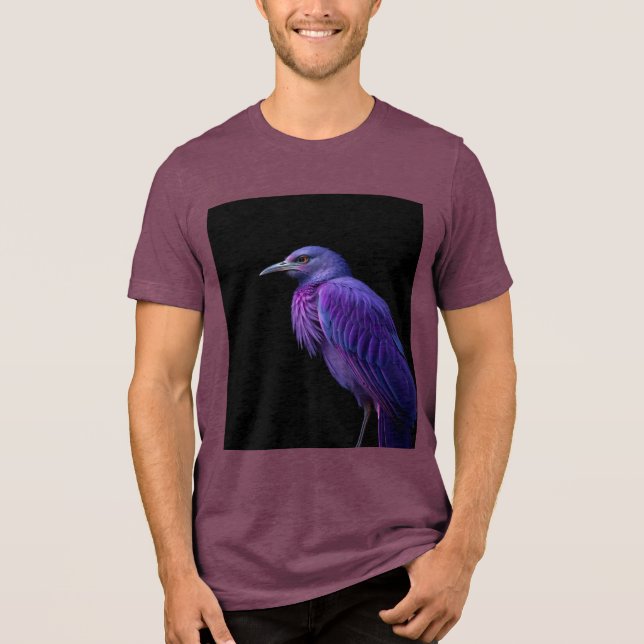 Wings Unbound: A Celebration of Avian Majesty Tri-Blend Shirt (Front)