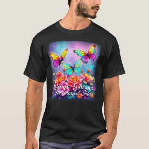 Wings Whisper In Colorful Skies T-Shirt