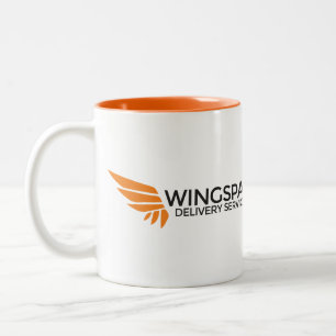 WINGSPAN Delivery Services logo mug