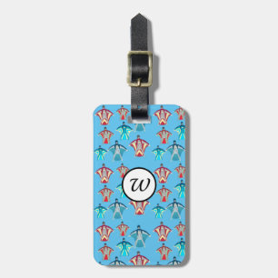 Wingsuit Skydiving Luggage Tag