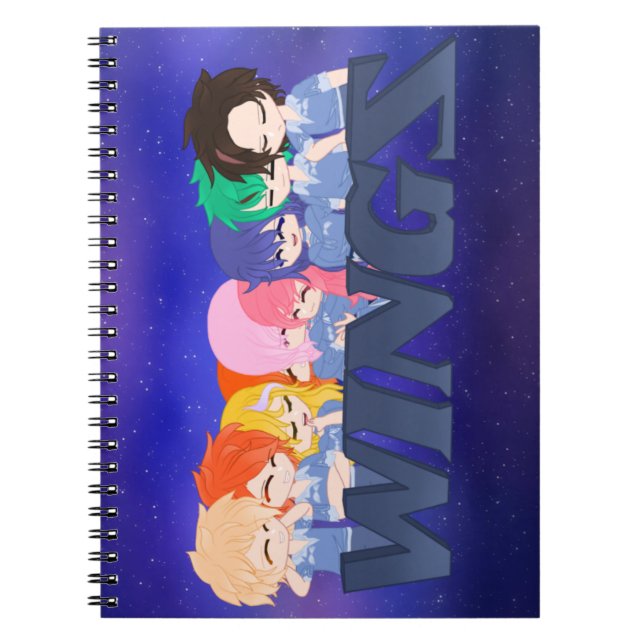 Wingz Spiral Photo Notebook (Front)