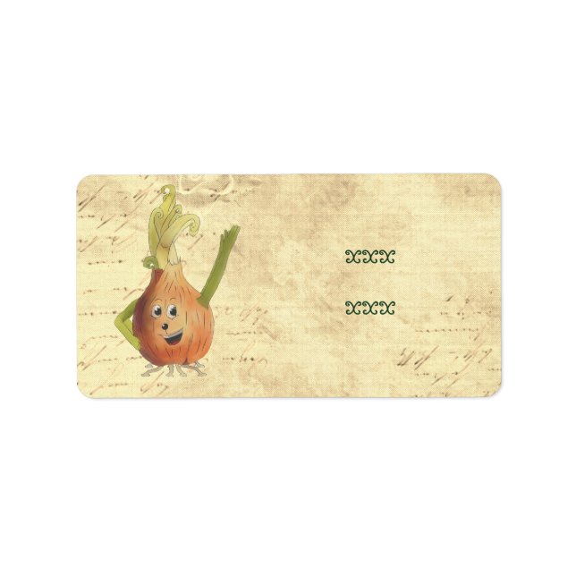 winkende Zwiebel  Label (Front)