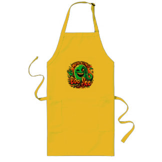 Winking Boo Jee ghost Long Apron