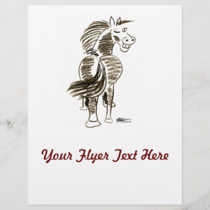 Winking Horse Good Luck! Flyer