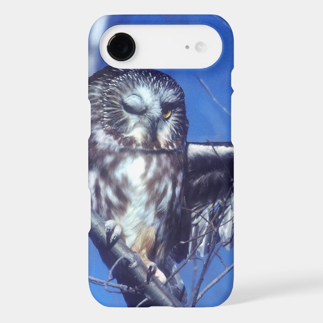 Winking owl Case-Mate iPhone case (Back)