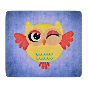 Winking Owl Cutting Board