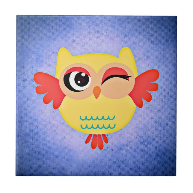 Winking Owl Tile (Front)