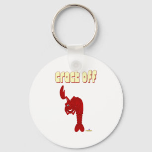 Winking Red Lobster Crack Off Keychain