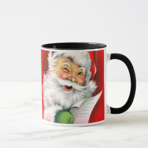 Winking Santa Mug