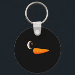 Winking Snowman Ornament Eyelashes Christmas Costu Keychain<br><div class="desc">Winking Snowman Ornament Eyelashes Christmas Costume Face</div>