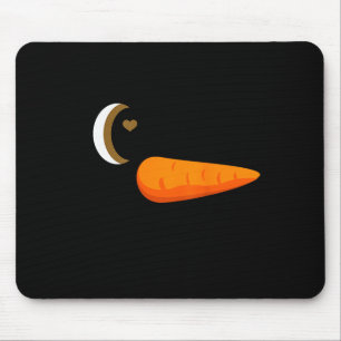 Winking Snowman Ornament Eyelashes Christmas Costu Mouse Pad