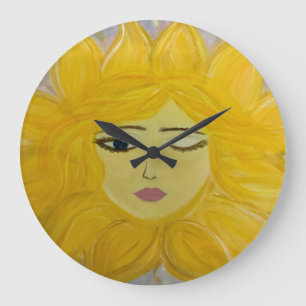 Winking Sun Clock