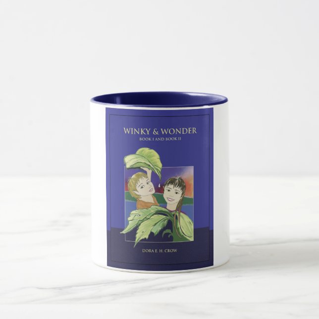 Winky and Wonder characters on mug or cup (Center)