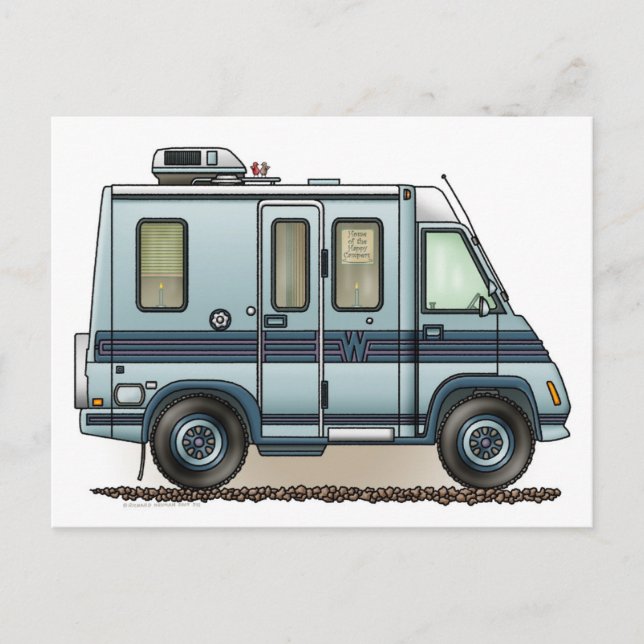 Winnebago LeSharo Camper RV Postcard (Front)
