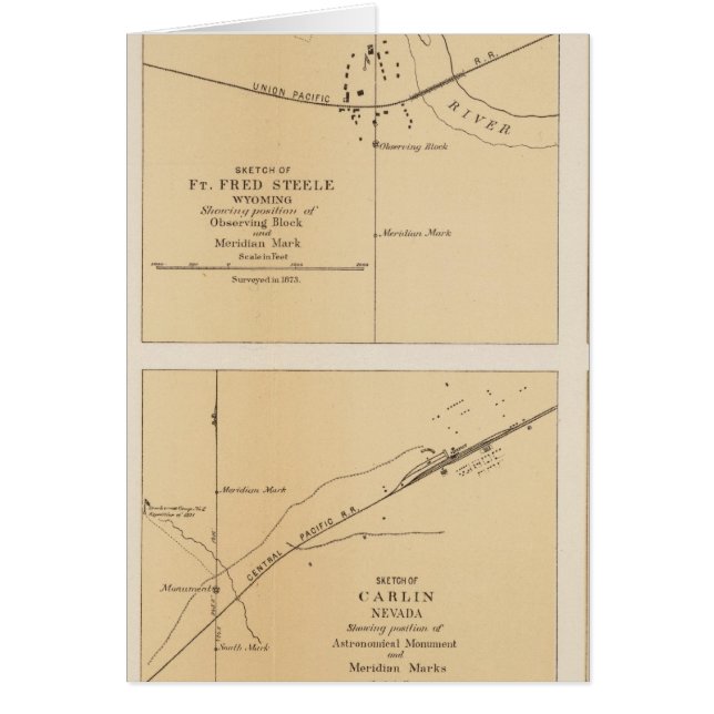 Winnemucca, Ft Fred Steele, Laramie, Green River (Front)