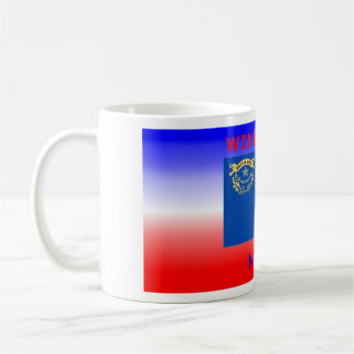 Winnemucca Nevada de tasse avec le flage d'état du