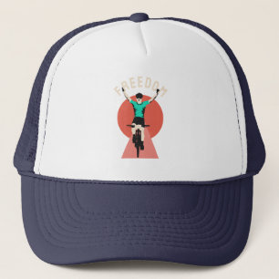 Winner Biker Retro Style Freedom Trucker Hat