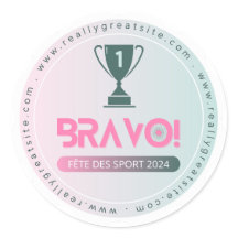 Winner Champion Label for sports day