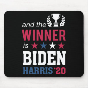Winner Champions President Joe Biden Kamala Harris Mouse Pad