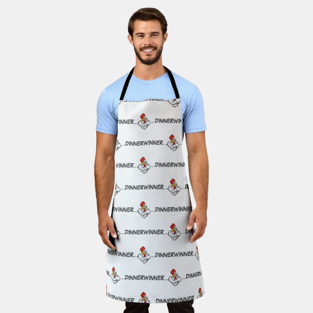 "Winner Dinner" Grill Apron Olympian Effort (Worn)