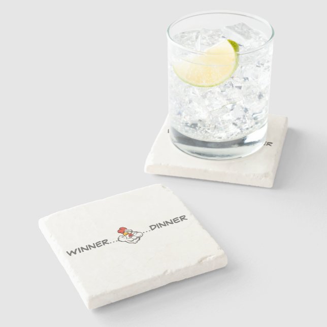 "Winner Dinner" Grill Coaster Olympian Effort (Side)